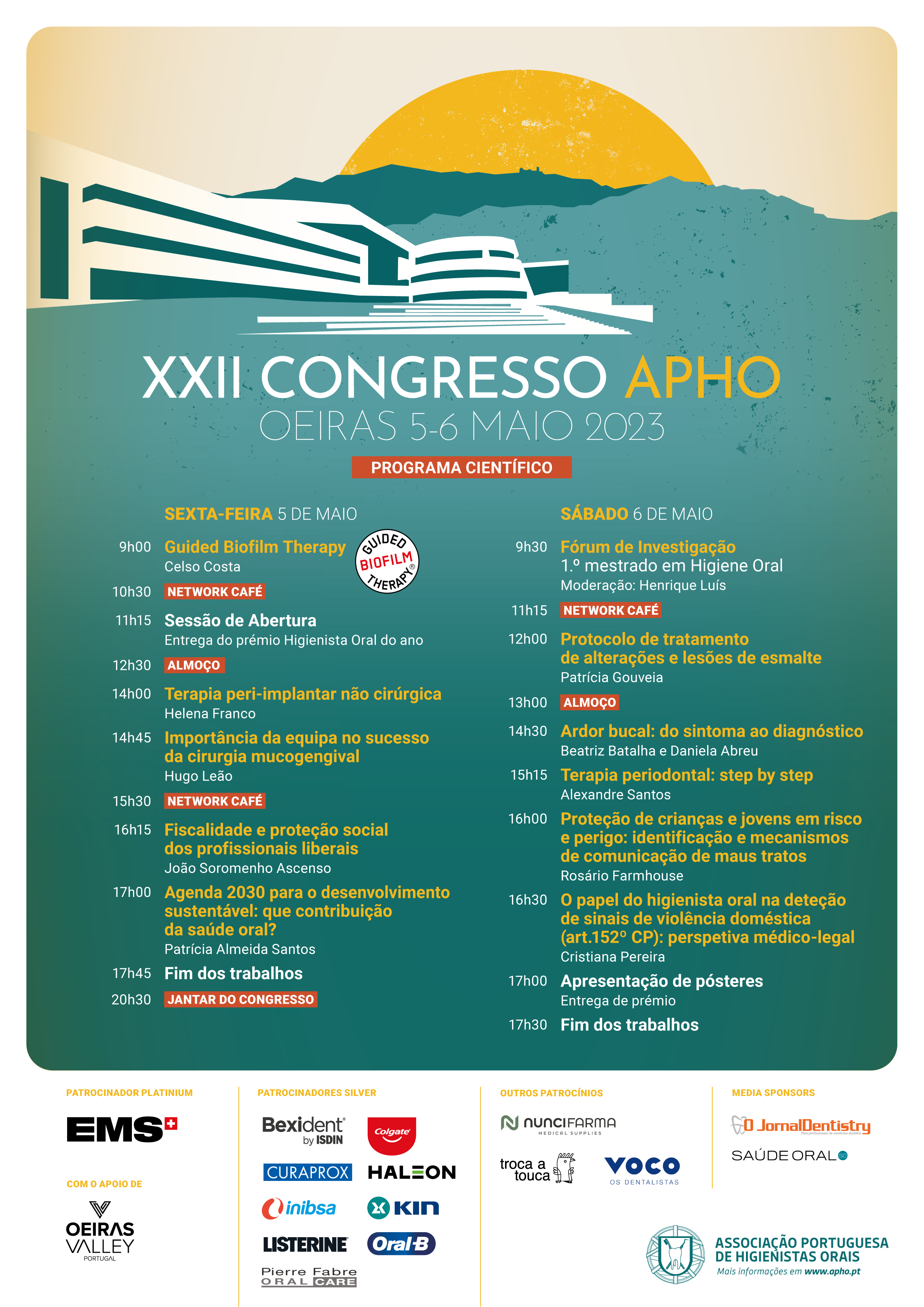 Programação XX Congresso APHO
